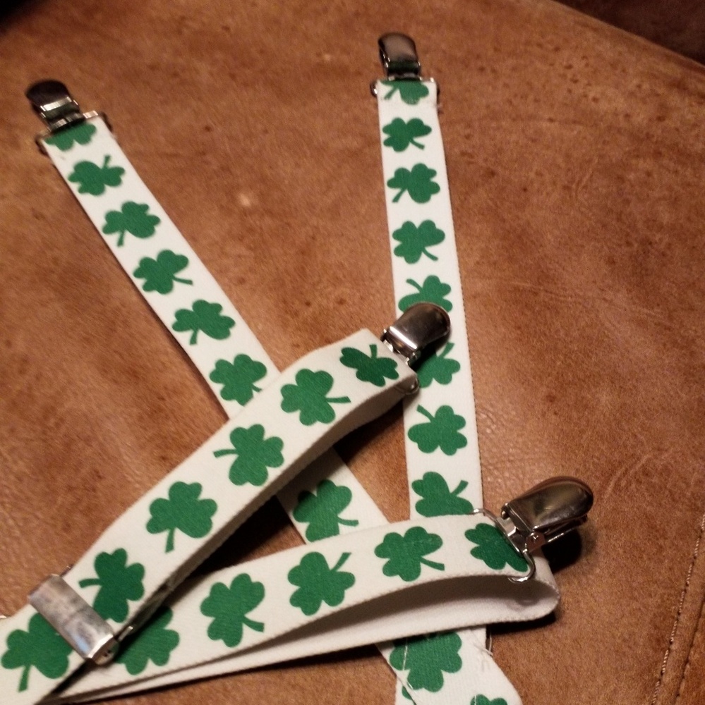 ⭐️4/$20 St Patricks Suspenders